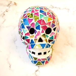 Beautiful Mexican Mosaic Skull